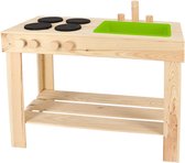 Houten Speelkeuken - Modderkeuken - Buiten Keuken - Kinderkeukentje - Met Kookplaat en Spoelbak