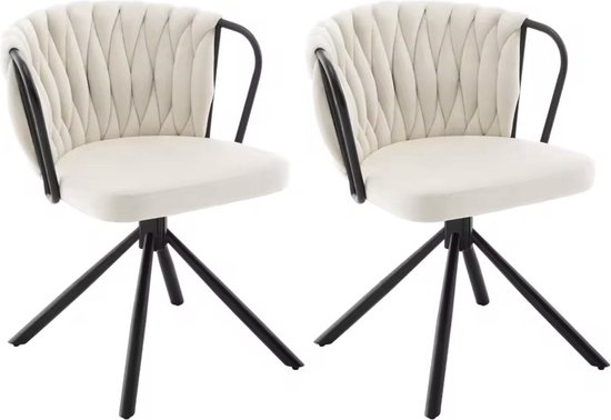 Beige Fluwelen Stoelen kopen? ✔️ Tot 35% korting