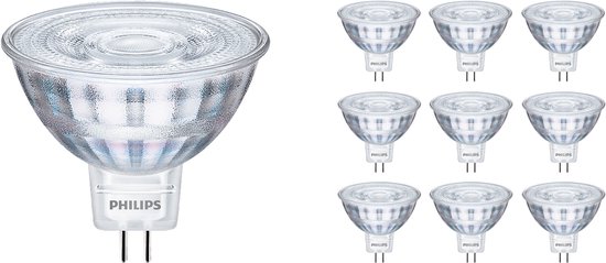 Bonlux 12V MR16 GU5.3 LED Leuchtmittel Warmweiß 3000K 6W LED Strahler AC/DC 12V 600LM Ersetzen 50W 60W Halogen Lampe 38°Abstrahwinkel MR16 LED Spot Glühbirne Nicht Dimmbar 6 Stück