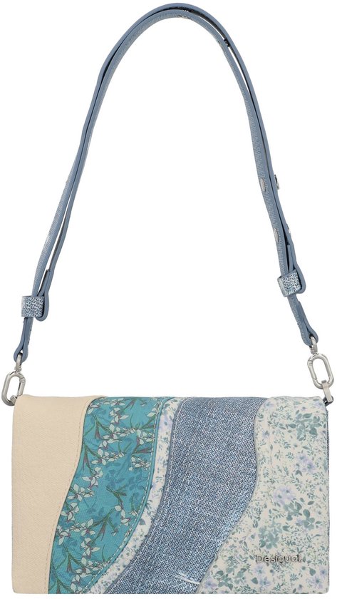 Sac Bandoulière Desigual Half Logo 23 'Dortmund' - Vert, Polyuréthane, Neuf Étiqueté