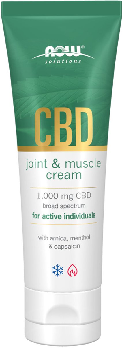 NOW Foods, CBD Gewrichts- en Spiercrème 118g