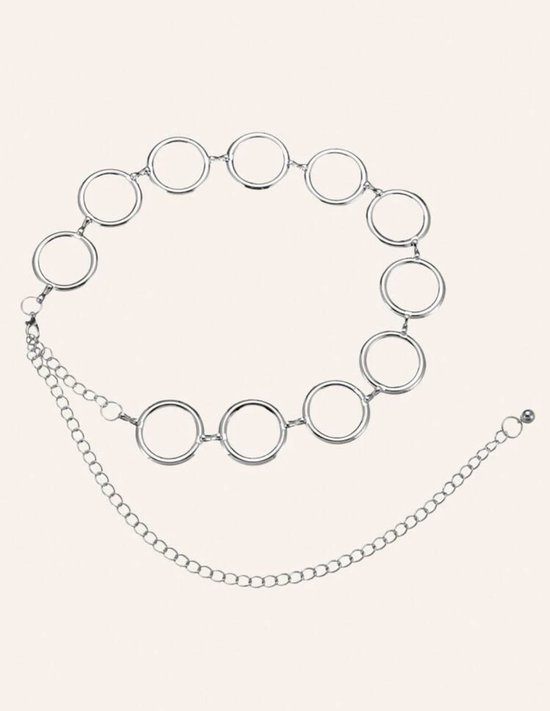 Ketting Riem Strass Dames Riemen Voor Jurken - Zilveren Accessoire Voor Vrouwen, Gold