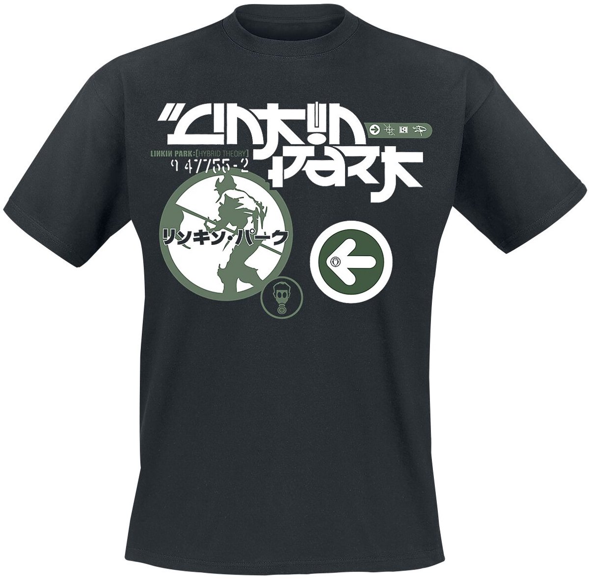 Linkin Park JPN Soldier Heren T-shirt - zwart - M