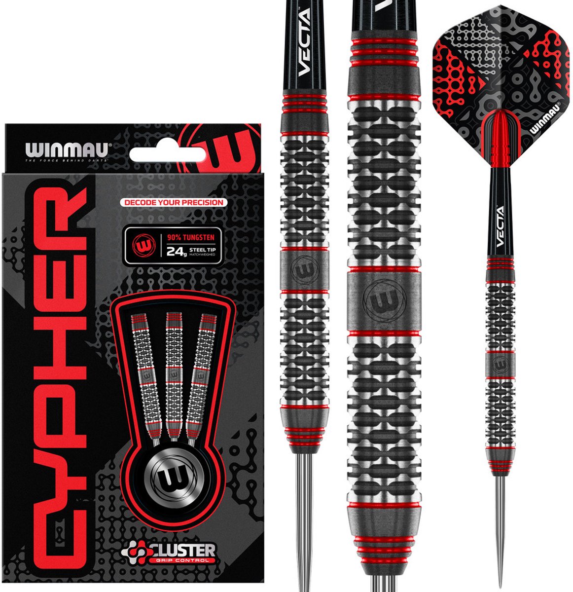 Winmau Cypher 90% - Dartpijlen