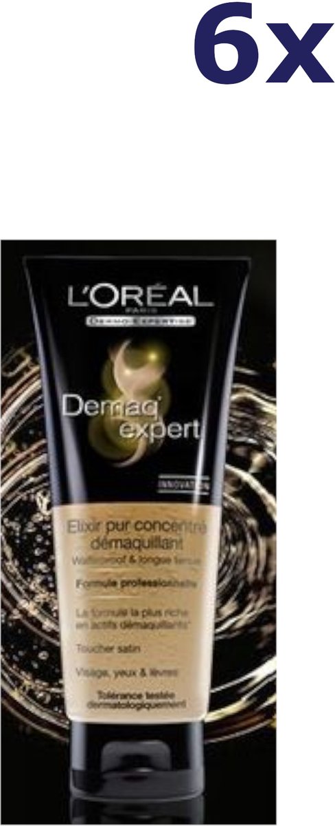 6x L'Oreal demaq expert zuiver elixer 100ML geconcentreerde reiniging