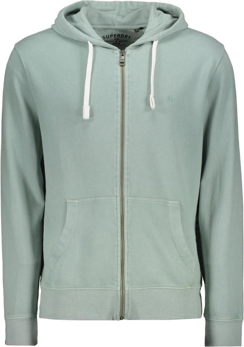 Superdry Vest Classic Essential Ziphood M2014170a Mannen Groen