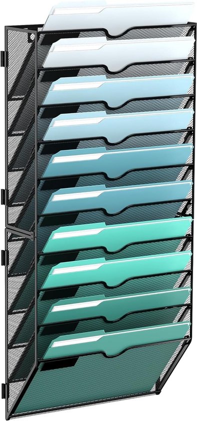 JEBELE Metalen bureau-organizer, in A4-formaat, opberg- en