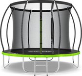 Bol.com Zipro® Jump Pro Premium Tuintrampoline 8FT 252cm met intern mesh - Trampoline Voor Buiten - Afsluitbaar Veiligheidsnet -... aanbieding