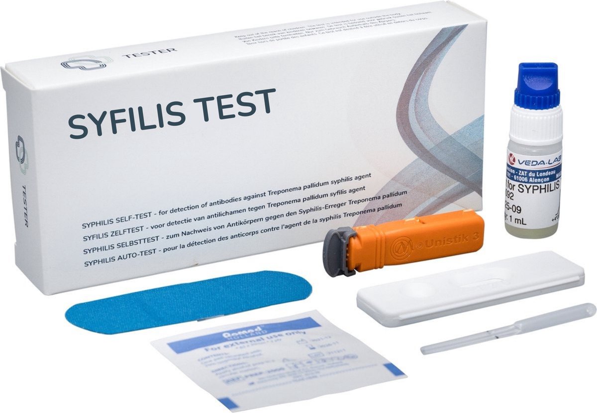 Goedkoopste Syfilis Test - Soa Test - Soa-testen - Thuistesten - Syfilis - The Tester