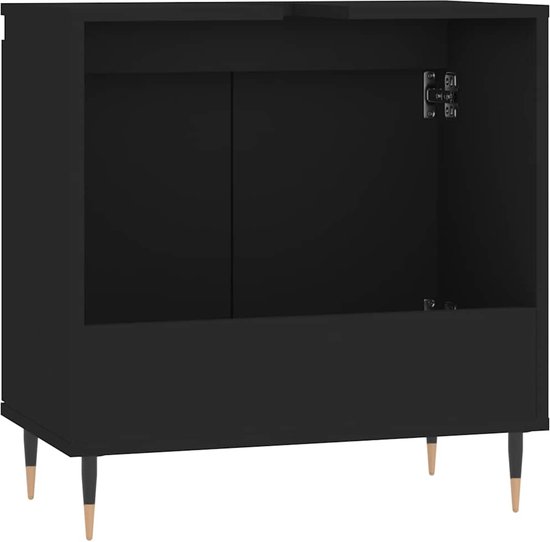 Badkamerkast 58x33x60 cm bewerkt hout oud houtkleurig kopen? | .nl