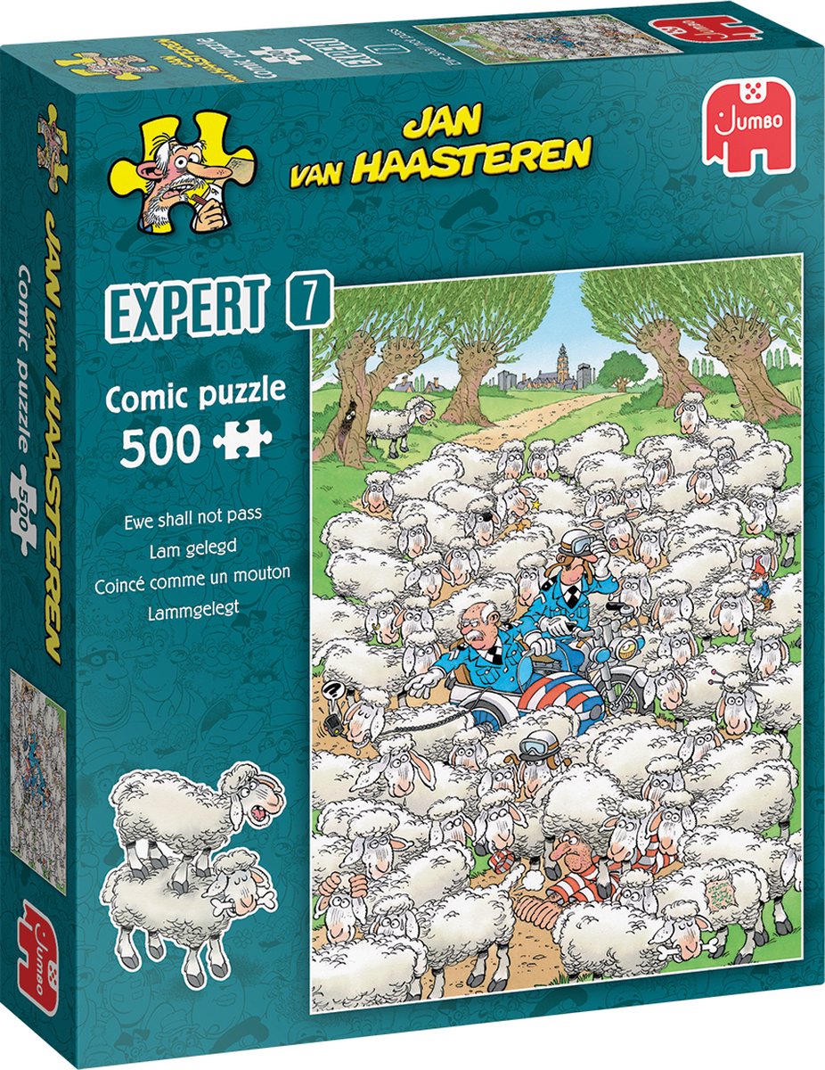 Jan van Haasteren - Expert 7 - Lam Gelegd - 500 stukjes puzzel - Legpuzzel — afbeelding 2