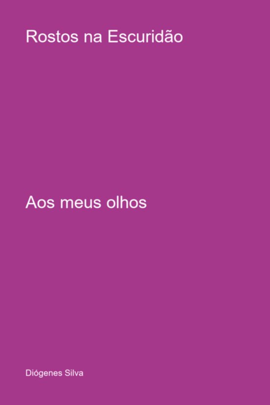 Rostos Na Escuridão - cover