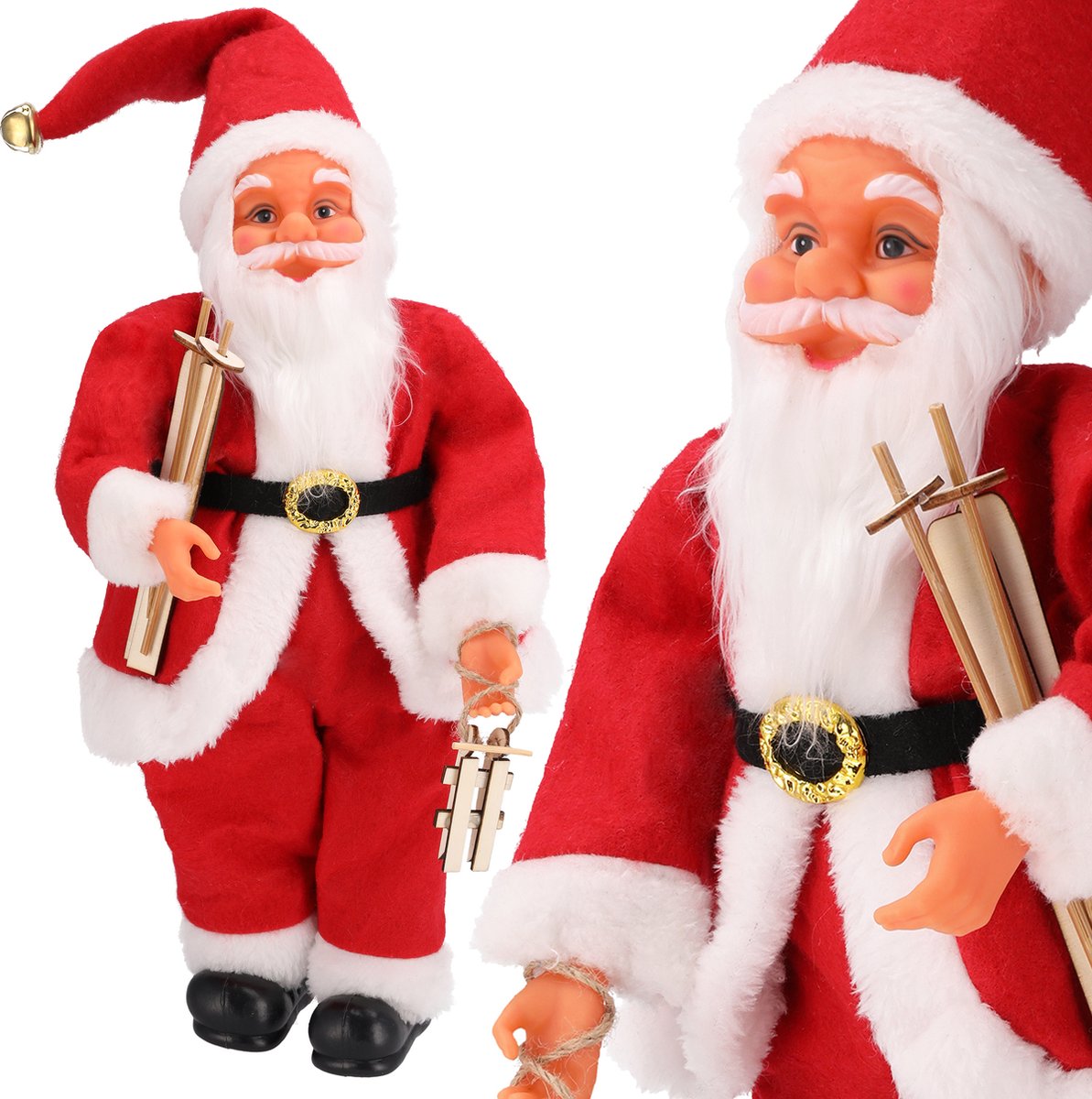 KERSTMAN Kerstbeeldje GROOT Scandinavisch