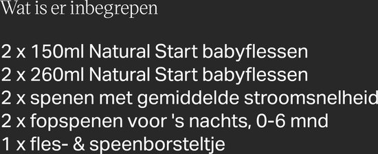 Tommee Tippee Natural Start Babyflessen Startersset - flessen van 150 ml en 260 ml voor pasgeboren baby's 0m+ - blauw — afbeelding 3