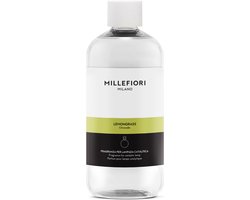 Millefiori Katalytische Geurlamp - Navulling voor Geurbrander 500 ml Lemon Grass