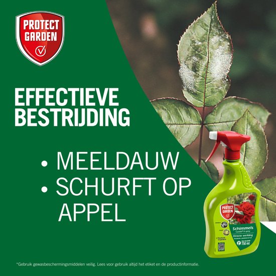 Protect Garden Curalia N Spray, 750ml - Schimmel Bestrijdingsmiddel - Voor Sierplanten, Groenten en Fruit - Voorkomt en Geneest - Schimmelspoor Bestrijding - Klaar Voor Gebruik van Merkloos	 — afbeelding 5