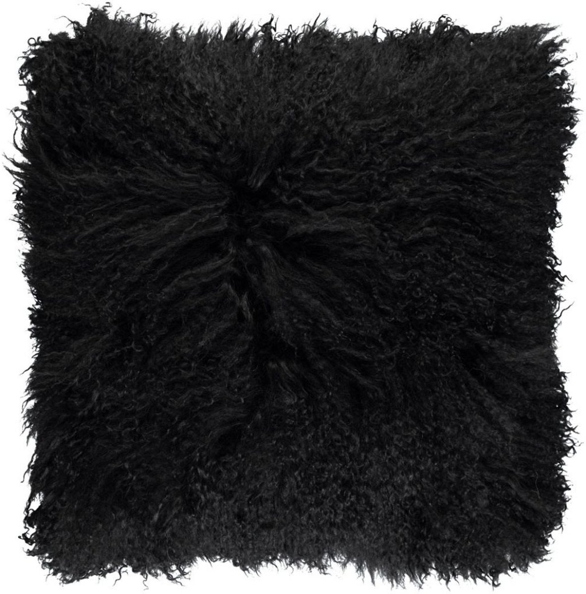 Sheepskin House - Curly Schapenvacht Kussen - Dubbelzijdig - 40x40 cm