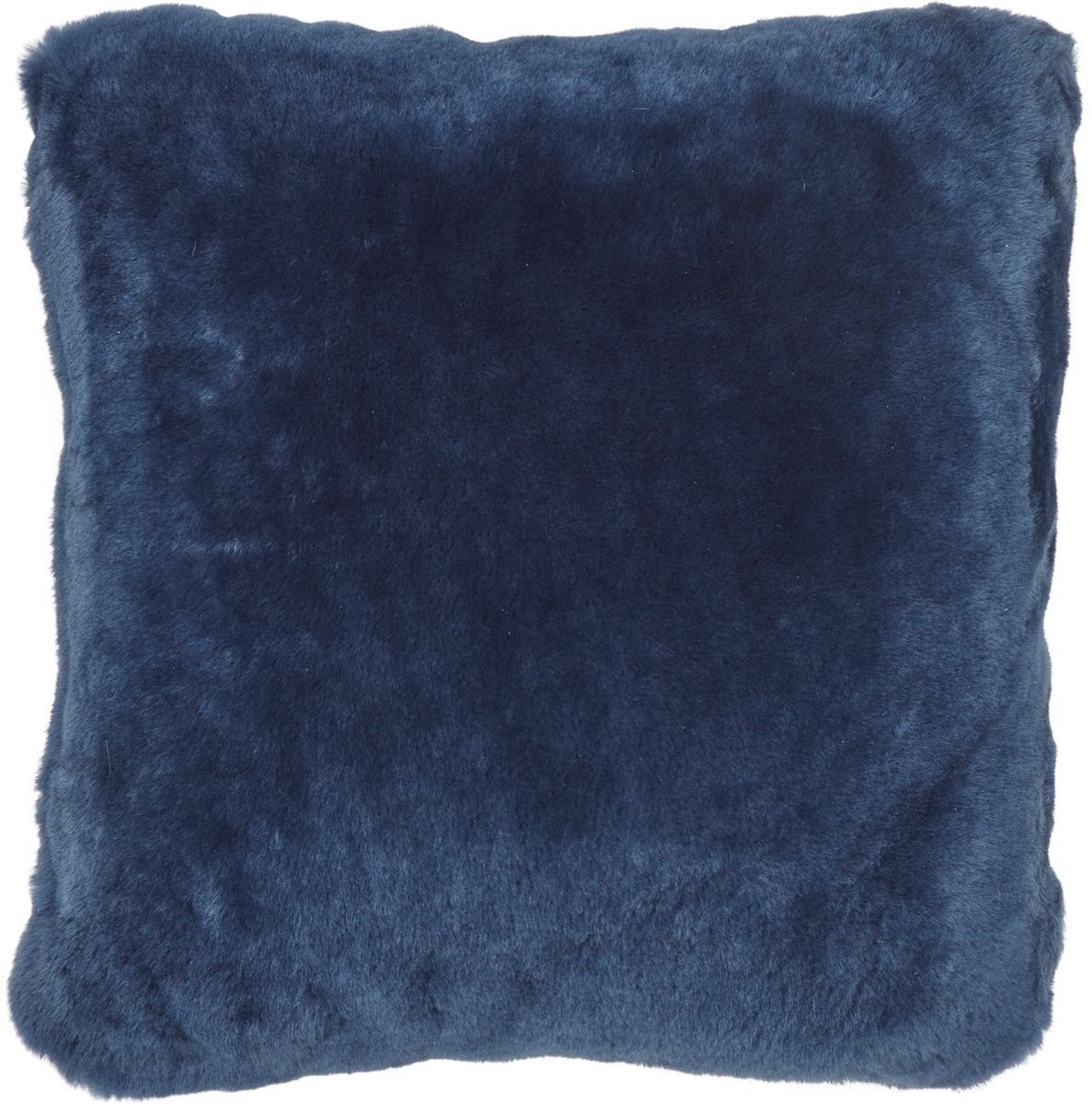 Sheepskin House Mocassin Kussen - Dubbelzijdig - 40x40 cm navy blue