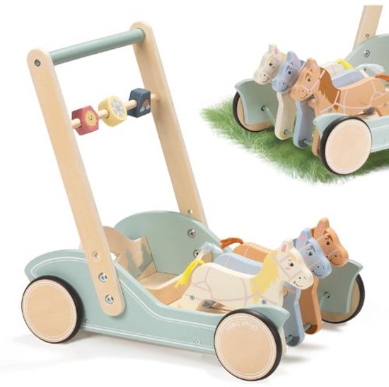 Veilig Niet-giftig Materiaal COIL 5-in-1 Loopwagen Voor Baby's - Verstelbaar, Met Muziek & Licht, Groen, Educatief Speelgoed Vanaf 1 Jaar Loopwagen Hout Veilig Niet-giftig Materiaal COIL 5-in-1 Loopwagen Voor Baby's - Verstelbaar, Met Muziek & Licht, Groen, Educatief Speelgoed Vanaf 1 Jaar Loopwagen Hout