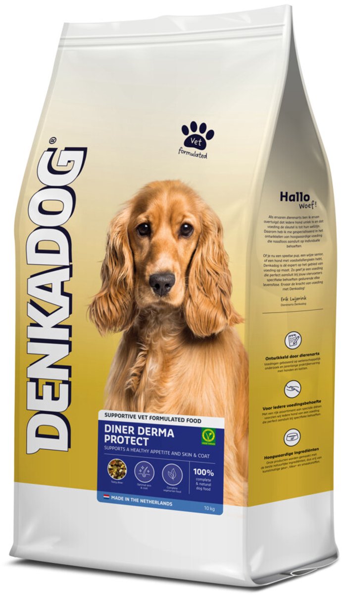 Denkadog Diner Derma Protect hondenvoer 10 kg