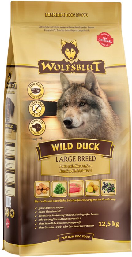 Wolfsblut Wild Duck Large Breed 12,5 kg