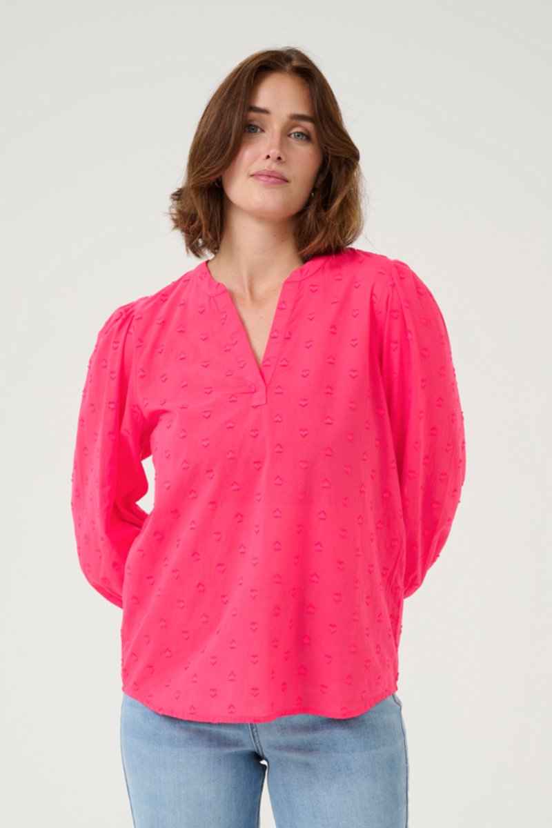 Kaffe Dames Blouse Fuchsia KAjollia