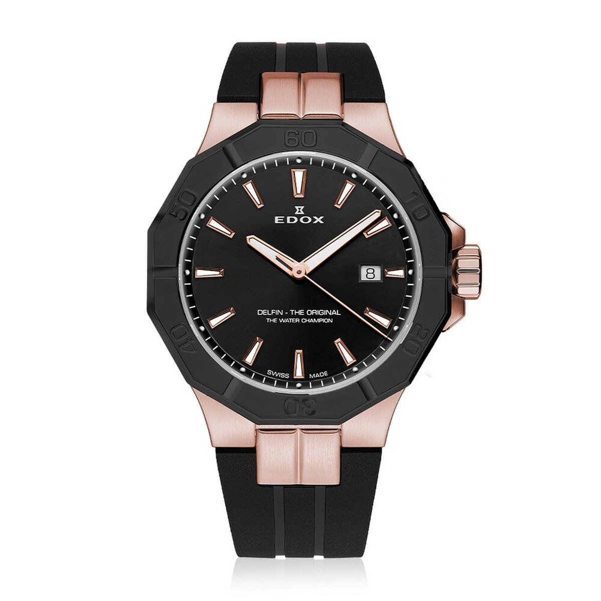 EDOX Delfin The Original 53021-37RNCA-NIR mannen horloge
