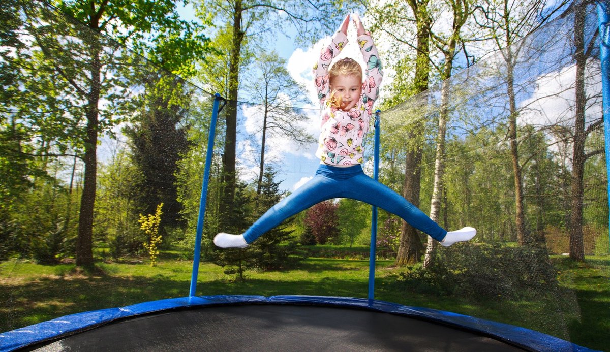 Tuin TRAMPOLINE MOTION ladder 244cm FT8 2.44 voor buitenspelen voor kinderen — afbeelding 2