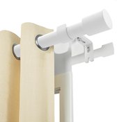 PLAY IT Gordijnroede Uitschuifbaar 85-475cm - Gordijnrail - Wit