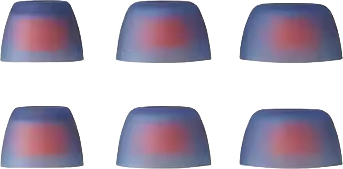Ibley ComfortFit Siliconen oortips voor JBL Tune 230NC & JBL Live Pro+ blauw - Siliconen Earplug - S/M/L formaat - 3 paar - 3 maten - JBL Tune 230NC oortips - JBL Live Pro+ oortips