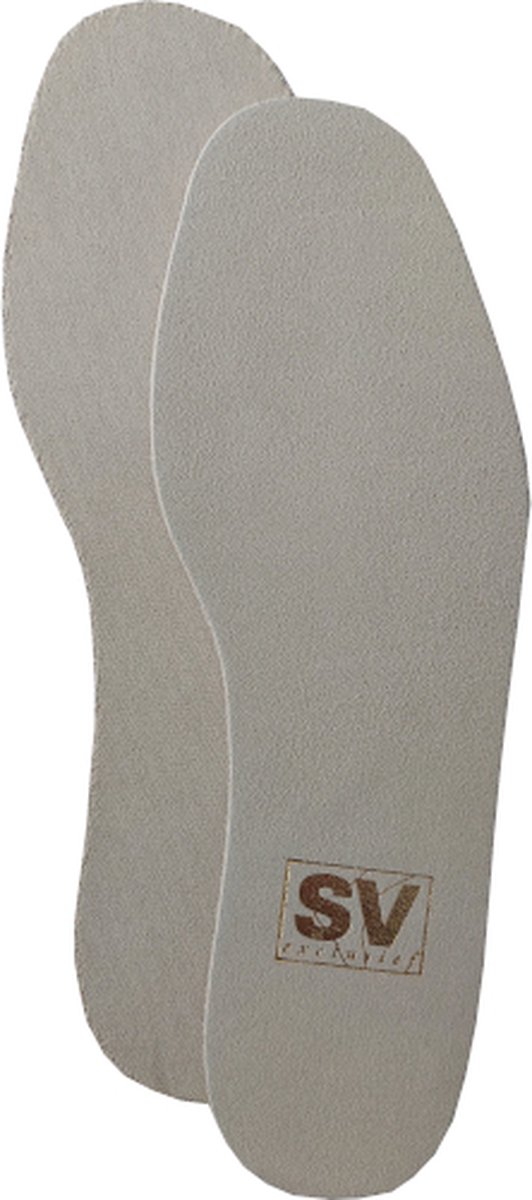 SV Exclusief Veritan Leren Inlegzool - Lederzool - Vochtopnemend - Bestrijdt Voetschimmel - Maat 47/48