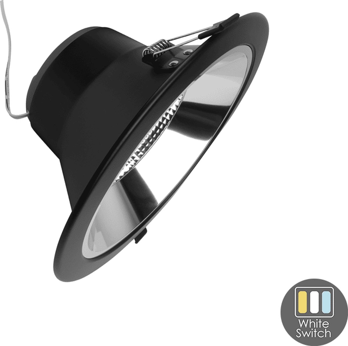 LED inbouw downlight | Dimbaar | 20W | Ø195 | CCT - Kleurwissel