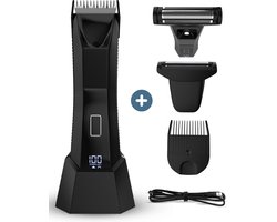 Revahs Bodygroomer Mannen - Schaamhaar Trimmer en Foil Shaver - Body Groomer Heren - Bodytrimmer Lichaam Schaamstreek Balzak Ballen - Waterdicht - Zaklamp