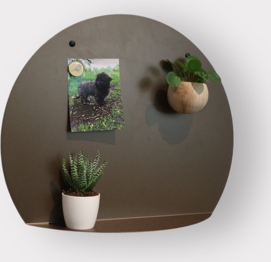 STALFORM 2x Magneetbord Zwart 80x50 cm - Magnetisch Bord voor aan de Wand – Metalen Bord Memobord – Magnetisch Wandborden Ultradun Staal
