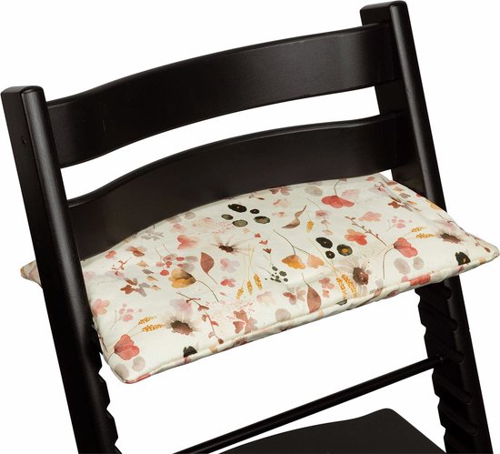 Ukje Zitkussen - Geschikt voor Stokke Tripp Trapp - Kussenset - Geplastificeerd - Roze Bloemen - Extra dik van Ukje — afbeelding 2