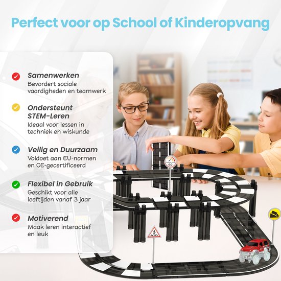 Magnetisch constructie set 10-delig op kaart - RC Hellevoet