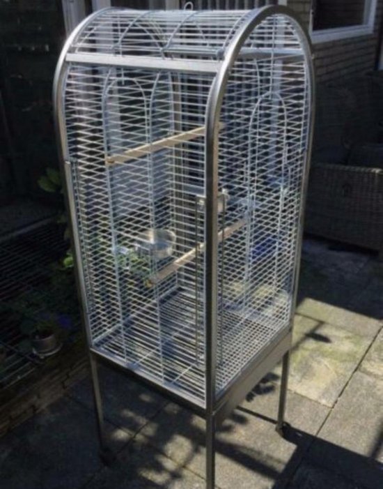 Birdtrade - Prachtige nieuwe grote parkieten- of kleine papegaaienkooi te openen bovenzijde - type 2005