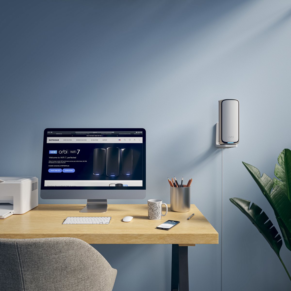 NETGEAR RBEWM - Wandbeugel voor NETGEAR Orbi & Nighthawk WiFi 7 modellen - Wit – foto 7