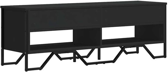 vidaXL Tv-meubel 180x35x41 cm bewerkt hout grijs sonoma eikenkleurig, tv kast, wandkast, tv dressoir, opbergkast, tv kastje, tv wandmeubel, wandmeubel