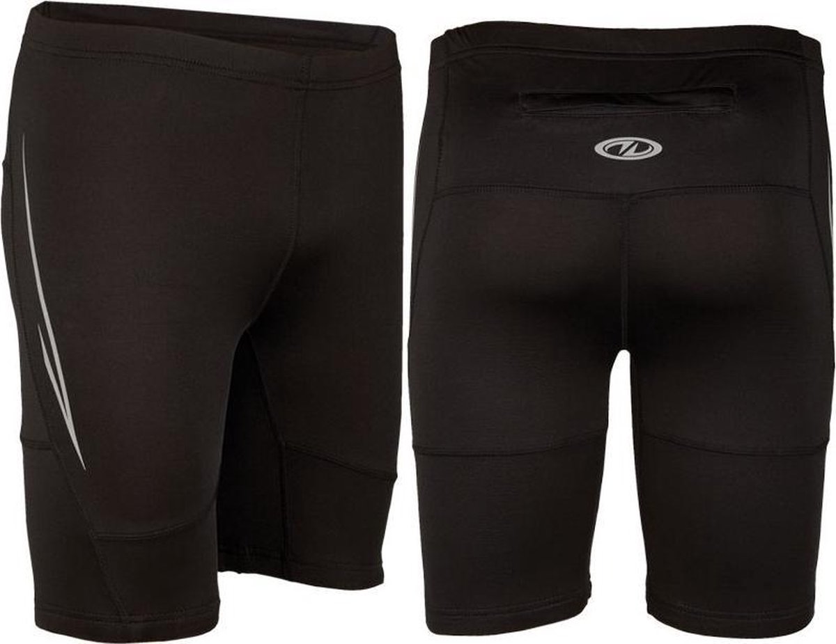 Avento Runningbroek - Kort - Zwart - S