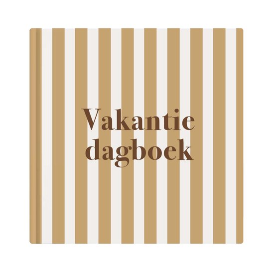 Writemoments Vakantiedagboek - Reisdagboek voor het gezin - Strepen