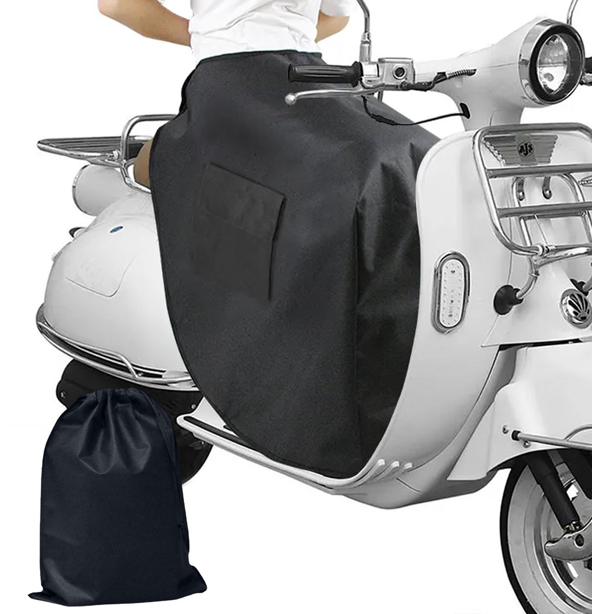 Scovero Scooter Beenkleed – Waterdicht – Winddicht – Universeel – Beenwarmer Hoes – Opbergtas & Zijzakken – Scooter – Scootmobiel op Prijzenvolger.com