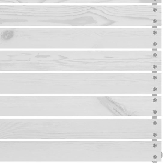 vidaXL Ensemble de salon - Bois de pin - Wit - 63,5 x 63,5 x 62,5 cm - Ensemble de jardin