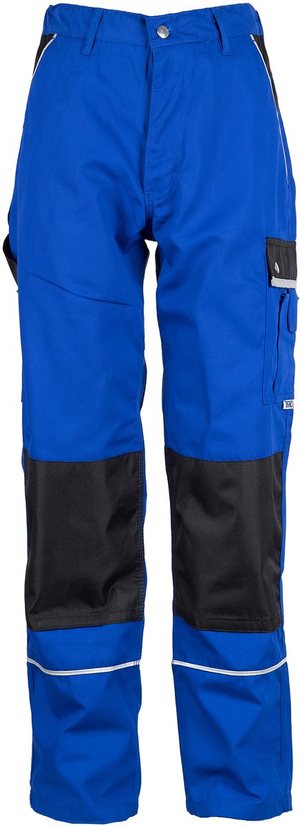 TMG STYLE WORK Werkbroek HEREN Veiligheidsbroek Blauw – Normale Beenlengte (78 cm) – Met Kniezak - Cordura Versterkt - 320 GSM