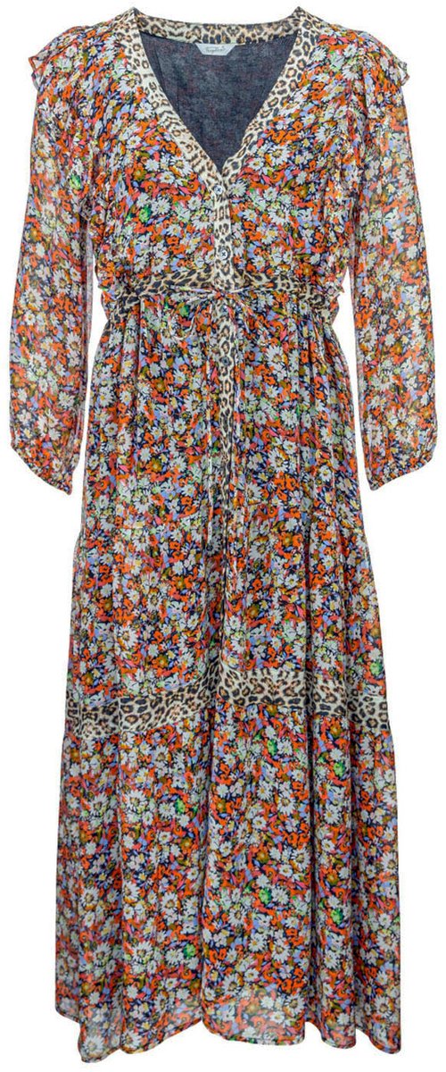 Frogbox • maxi bloemen jurk • maat 36