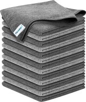 Spalax Luxe Set en Microfibre - 14 Pièces - Chiffons de Nettoyage Hautement Absorbants - Lavables - 30 x 30 cm