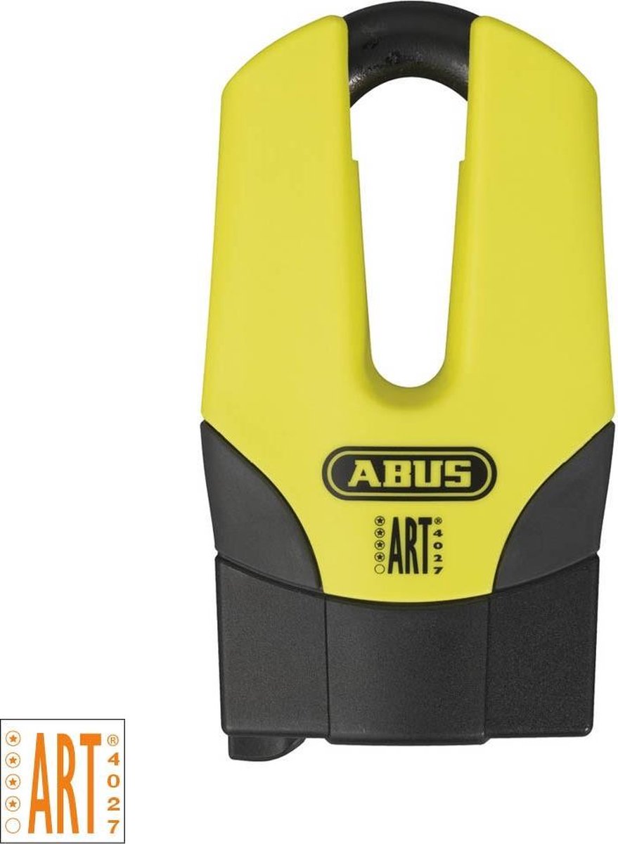 ABUS Granit Quick Mini Pro Schijfremslot ART 4 - Geel