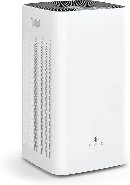 Medify Air MA-112 Luchtreiniger – 855 m³/u Air Purifier – Ionisator & HEPA H13 Filter – 4 standen + Slaapmodus – Tot 342 m² per uur – Tegen Hooikoorts, Huisstofmijt & Allergieën – Wit