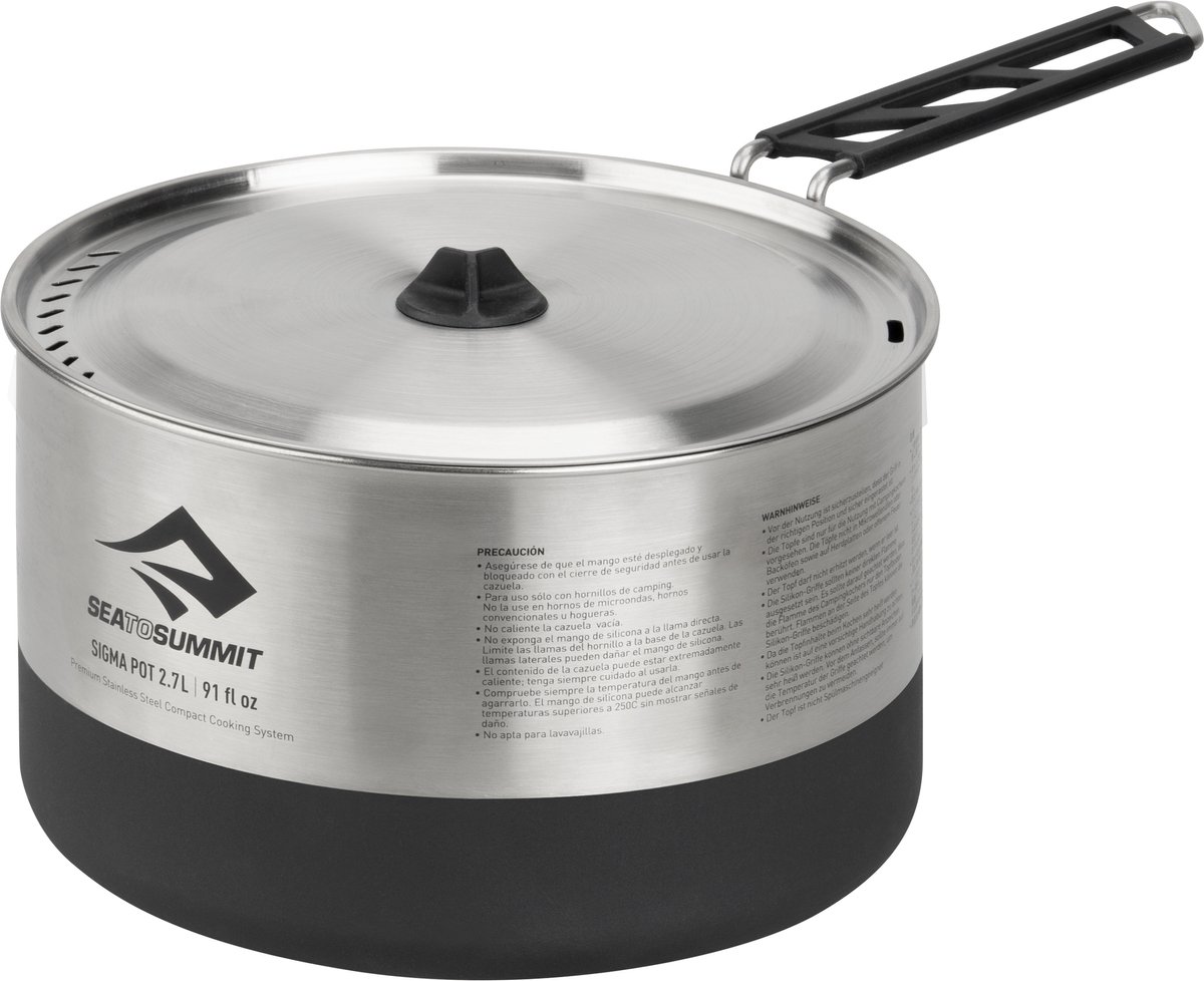Sea To Summit -Sigma - Kookpot -2.7 liter - Zilver - Campingpan