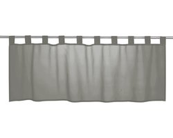 Elbersdrucke Bistro Gordijn Basic 48x140 cm grijs transparant